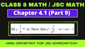 Class 8 math (part 9) | JSC Math | Chapter 4.1 | English Version Academy