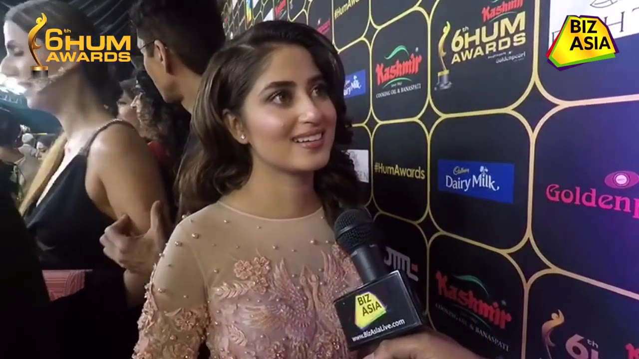 Sajal Ali at the Hum Awards 2018 Red Carpet