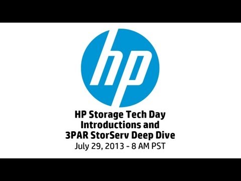 HP Storage Tech Day - 3PAR StoreServ Deep Dive