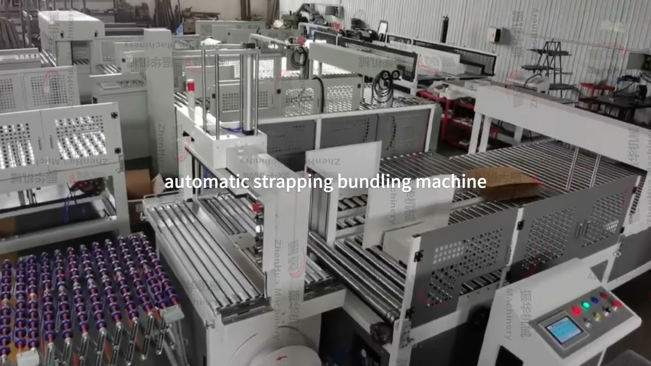 ZHENHUA Automatic Box Case Carton PP Strapping Band Automatic Bundling Corrugated Cardboard Strapper