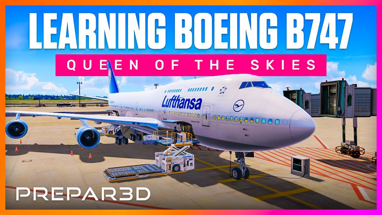 Prepar 3D V5 - TRYING TO FLY BOEING 747-800 FOR THE 1ST TIME | LUFTHANSA  B748 VATSIM LIVE - YouTube
