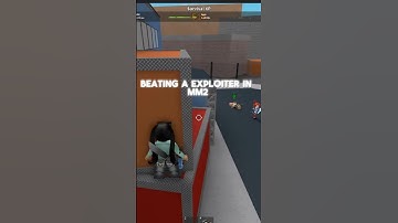 beating an exploiter in MM2 || #viral #mm2 #mm2roblox #roblox #exploiters