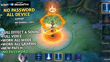 NEW Script Recall Fire Crown No Password | Effect & Voice - New Patch Mobile Legends