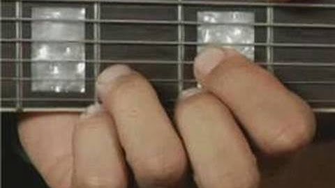 2nd Inversion of Eb Major Guitar Chord on the Top Strings : Guitar Chord Dictionary 22