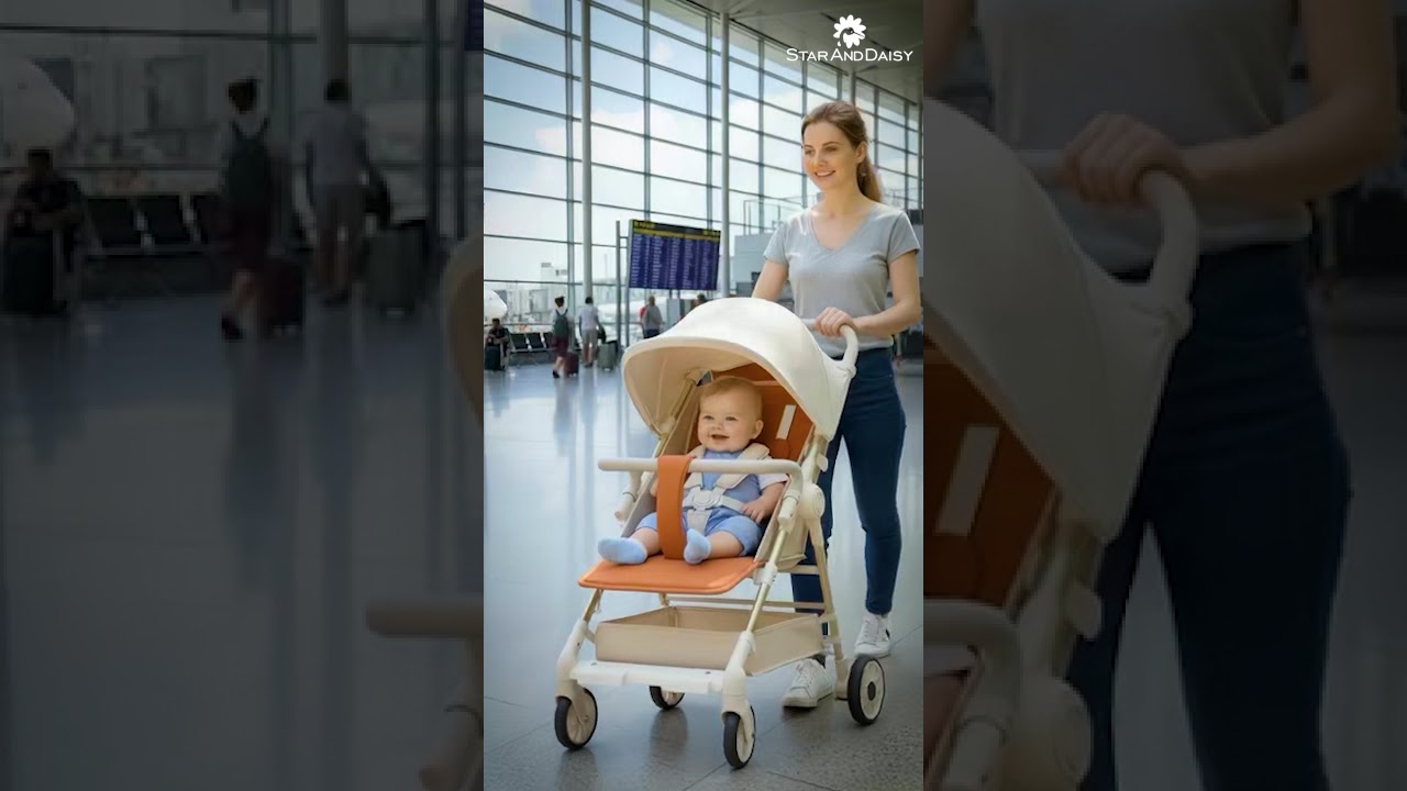 StarAndDaisy Newnest Baby Stroller | Compact, Lightweight & Travel-Friendly