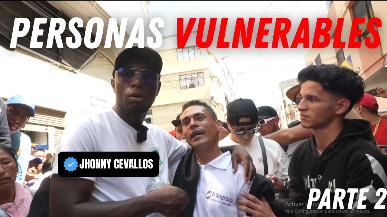 Jhonny Cevallos - Ayuda a personas en situación de vulnerabilidad junto a Leandro Brunis