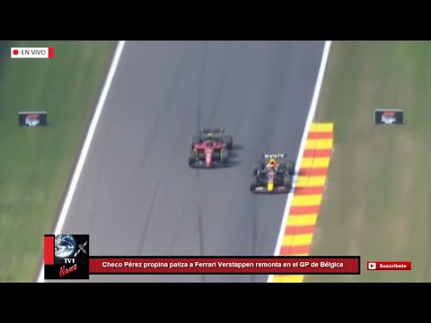 Checo Pérez propina paliza a Ferrari Verstappen remonta en el GP de Bélgica Red Bull consolidándose