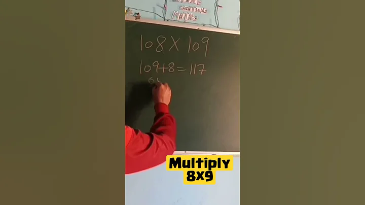 108×109 in 11 seconds #fastmultiplication #fastmultiply #mathstricks #mathshorts #shortsvideo#shorts