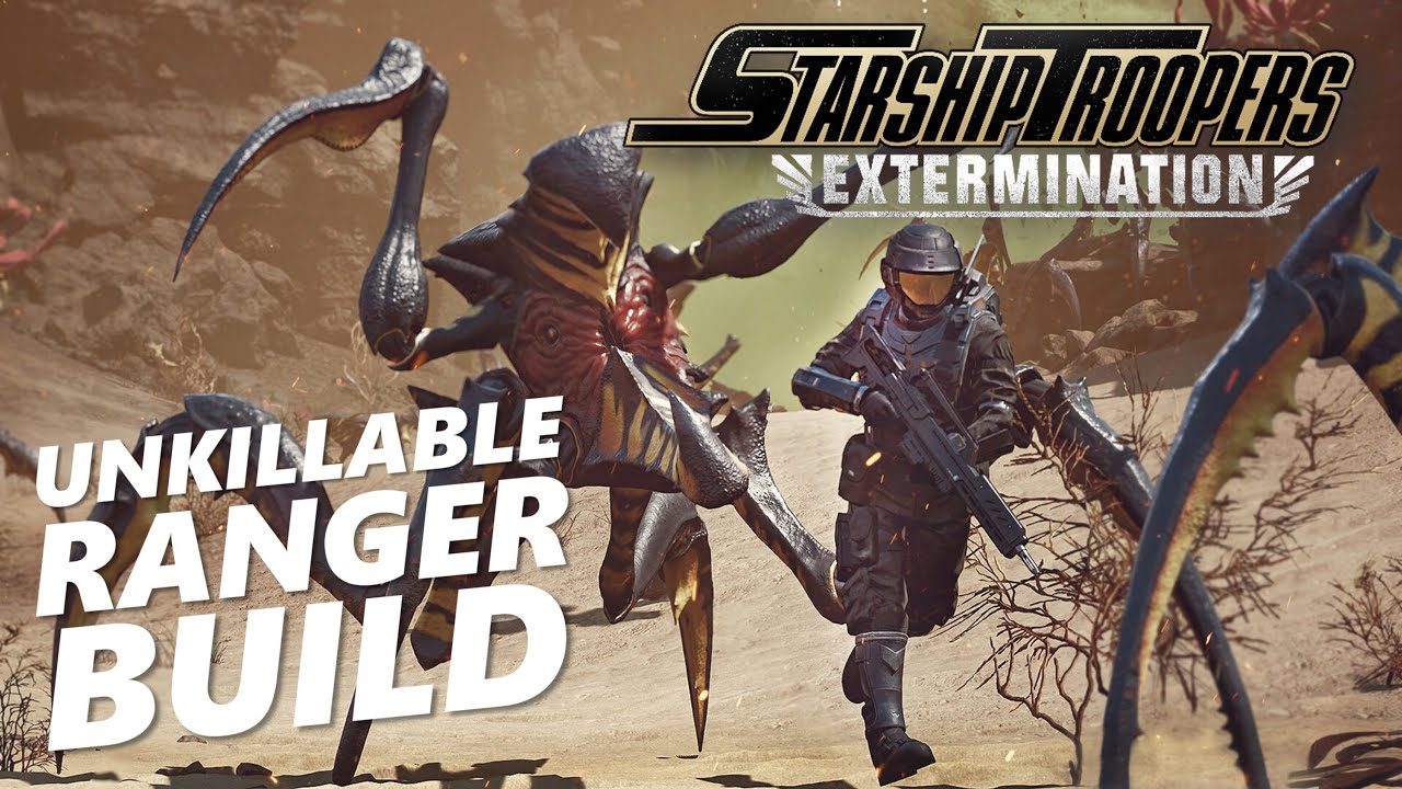Starship Troopers: Extermination - (almost) Unkillable Ranger Build (No Commentary)