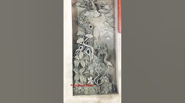 Tranh đắp nổi tranh đắp xi măng mới nhất 2023