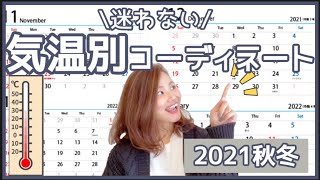 【必見】迷わない！秋冬の【最高気温】別コーデ/元アパレルMGが徹底解説