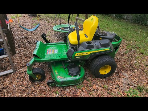 How to Move / Engage / Disengage Your John Deere Z325E Mower After Delivery!!