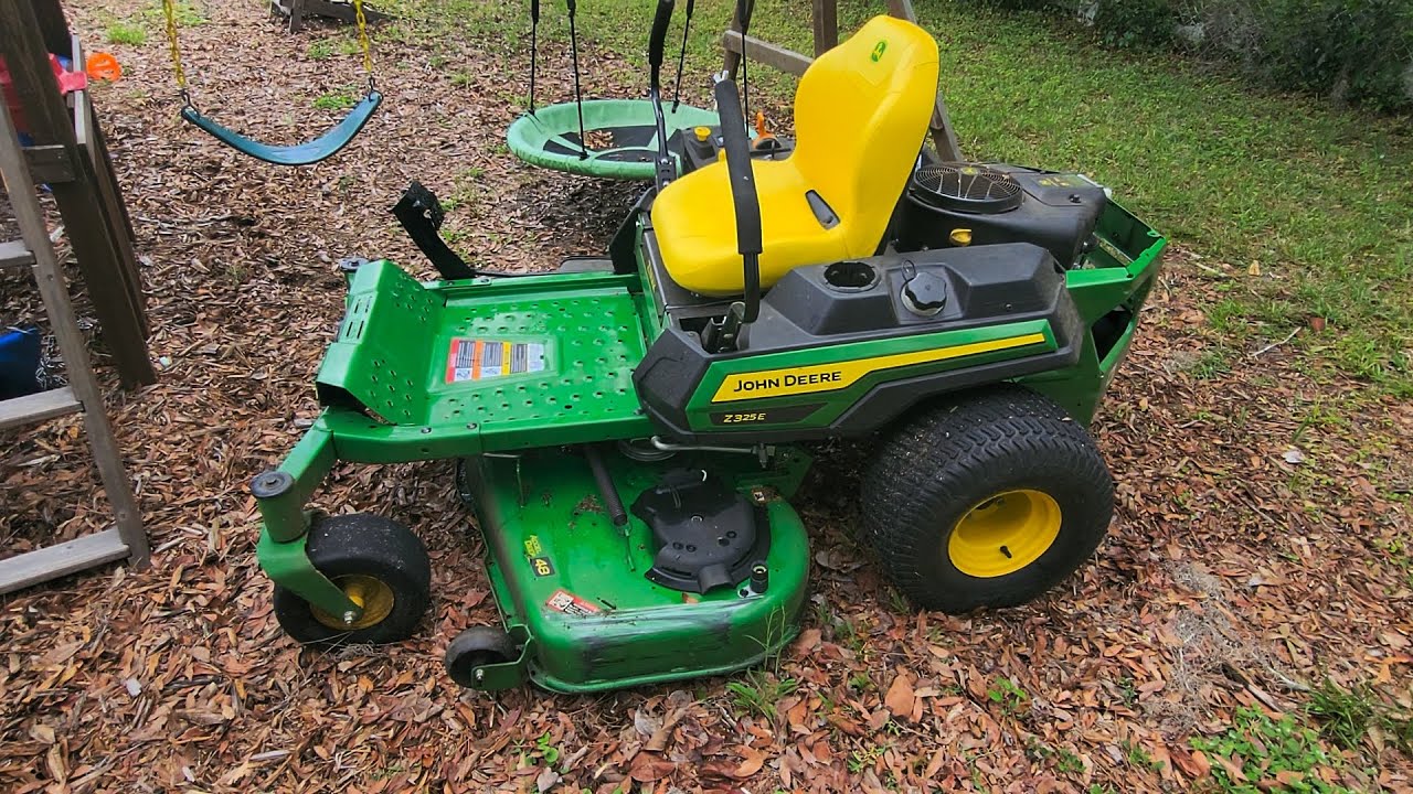 How to Move / Engage / Disengage Your John Deere Z325E Mower After ...