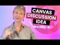 Canvas Discussion Idea (Student Lounge)