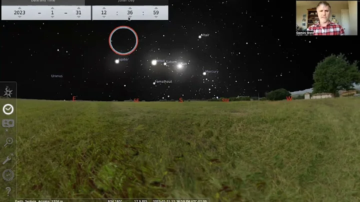 Casting a chart in Stellarium * Stellarium for Astrologers with Gemini Brett 2023 #2