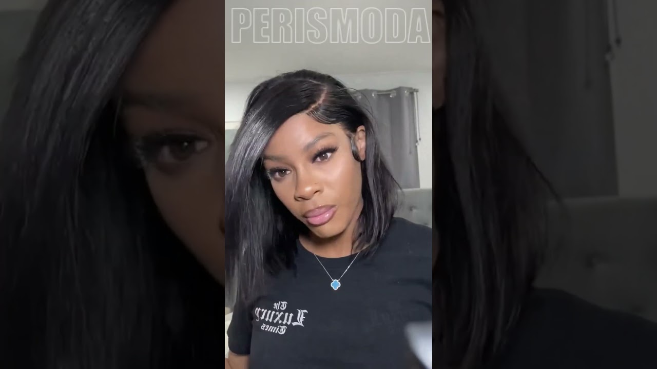 $51.70 for 12” inch 13x4 Full Lace Frontal Bob Wig perismodahair 