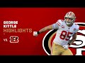 Every George Kittle Catch from 151-Yard Game (Week 14) | San Francisco 49ers