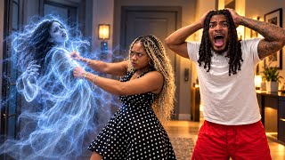 FIGHTING MY IMAGINARY FRIEND in front OF MY BOYFRIEND to see how he reacts ! *HILARIOUS*