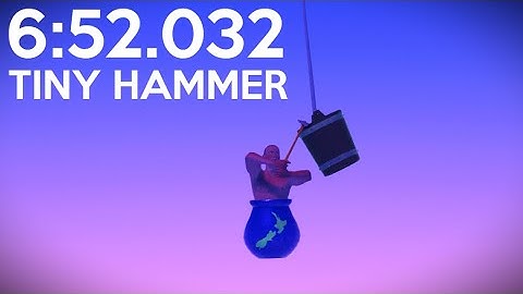 Getting Over It - Tiny Hammer% in 6:52.032