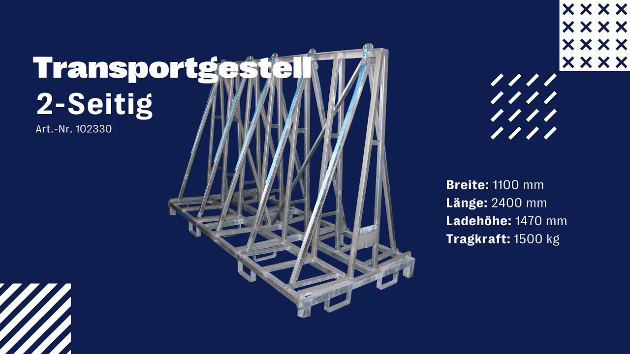 Aufbau Transportgestell