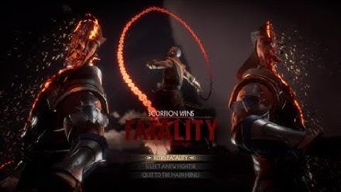 Mortal Kombat 11 Scorpion second Fatality