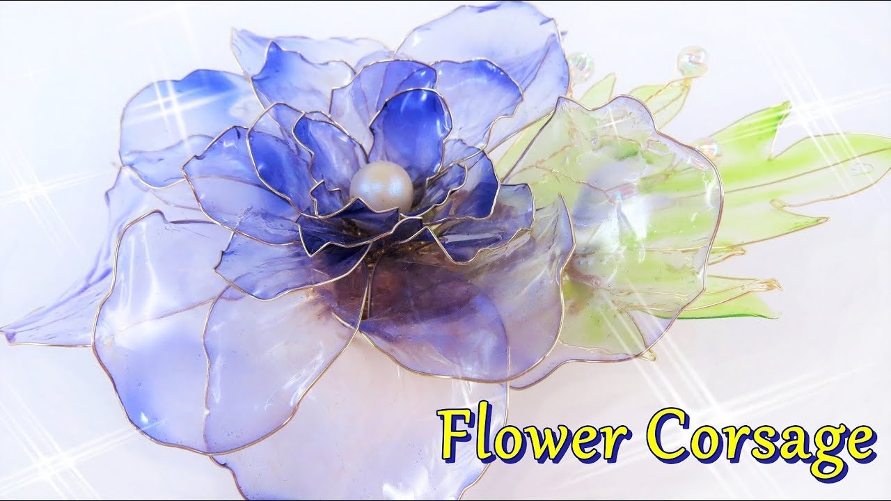 Diy 透明なお花のコサージュ作るよ ディップアート I Ll Make A Transparent Flower Corsage Diy Youtube