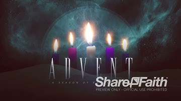 Christmas Backgrounds: Advent Season of Expectation Ministry Video