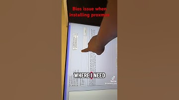Bios issue when installing proxmox #windos11 #proxmox #homelab #truenas #linux #bios
