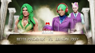 WWE 2k19 Wallflower Blush vs Lemon Zest