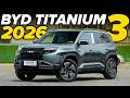 BYD Titanium 3 2026: El SUV Eléctrico con DRON que llegará a Latinoamérica | Todo lo que debes saber