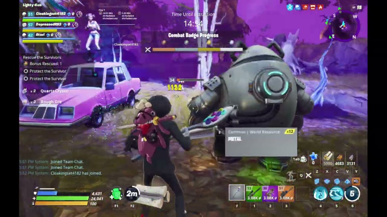 Fortnite Save the World | Hexsylvania Venture Zone | Part 36 Venture Level 17 Outlander PL 32