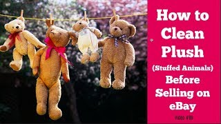 How to Clean Plush and Stuffed Animals Before Selling on eBay