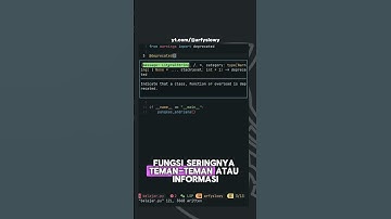cara buat suatu fungsi warning deprecated dalam python #python #coding