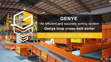 An efficient and accurate sorting system—Genye loop cross-belt sorter