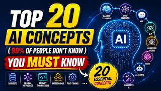 Top 20 AI Concepts-Terms You MUST Know (99% of People Don't Know )