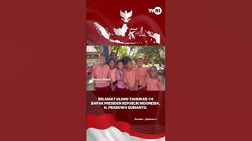Selamat Ulang Tahun ke-74 ,  Presiden RI Prabowo Subianto #prabowosubianto #tvri #news