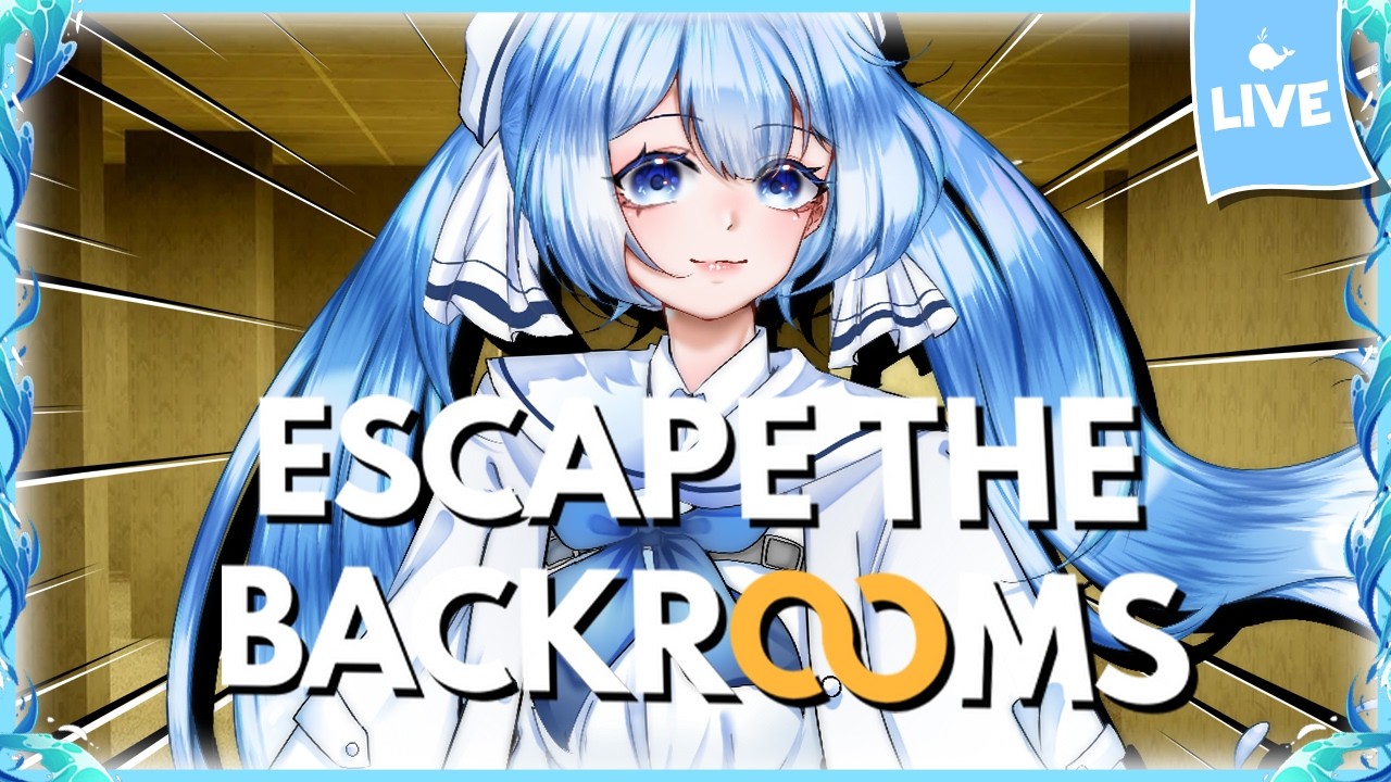 [Gaming Live] Escape The Backrooms lagi yeuuu w/ Noir,Ipal,Akii, Cipuy