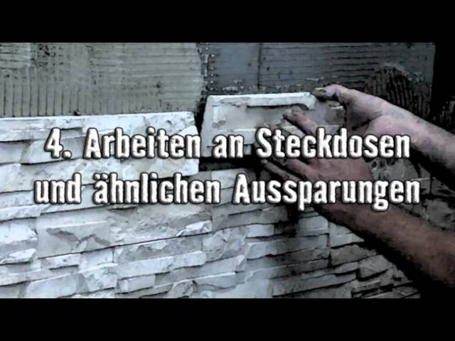 Klimex verarbeitung der verblendsteine (lange version) youtube