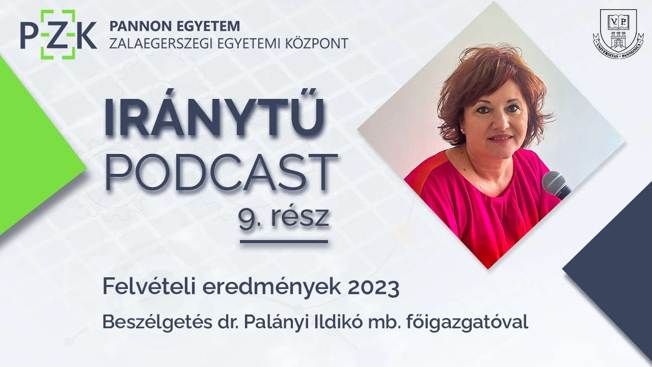 IRÁNYTŰ PODCAST 9. rész - Felvételi eredmények 2023 - Dr. Palányi Ildikó