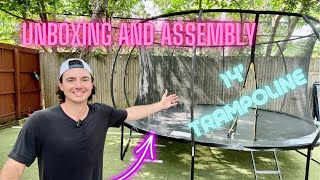 Jumpzylla 14 Foot Trampoline Unboxing And Assembly