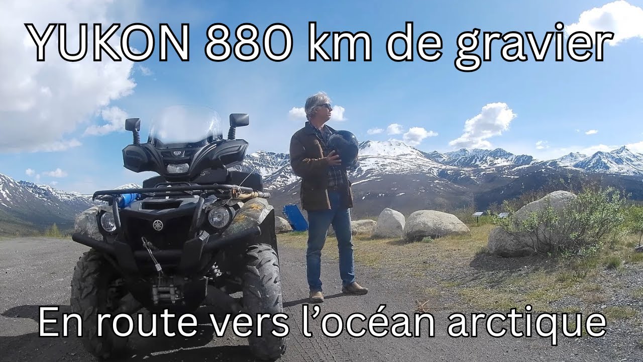 DÉBUT DU DEMPSTER HIGHWAY AU YUKON  - De Québec jusqu'au Yukon et l'océan Arctique . Épisode 10