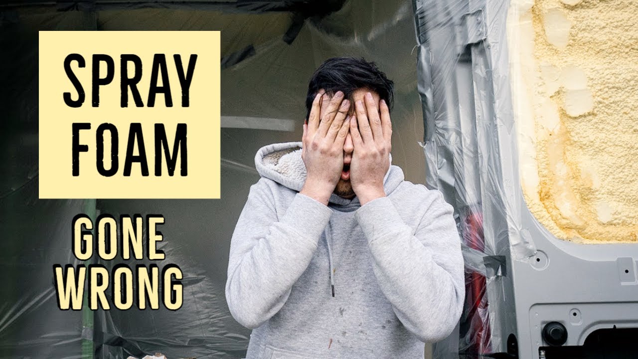 Insulating your VAN with SPRAY FOAM // Don’t Make This Mistake!