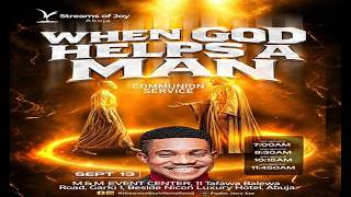 WHEN GOD HELPS A MAN || SUNDAY SERVICE || 13TH SEPTEMBER 2026 News