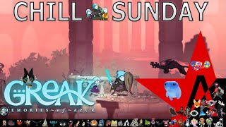 Chill Sunday Stream: Greak - Three Siblings Fight an Invasion
Patreon: https://www.patreon.com/AnarchisTara
Discord: https://discord.gg/vJjPESnePX
Twitter: https://twitter.com/AnarchisTara
Email: AnarchisTaraInquiries@gmail.com
All Donations appreciated and will go to helping my channel improve. Please only Donate if it will not harm your financial situation. Chill Sunday Stream: Greak - Three Siblings Fight an Invasion