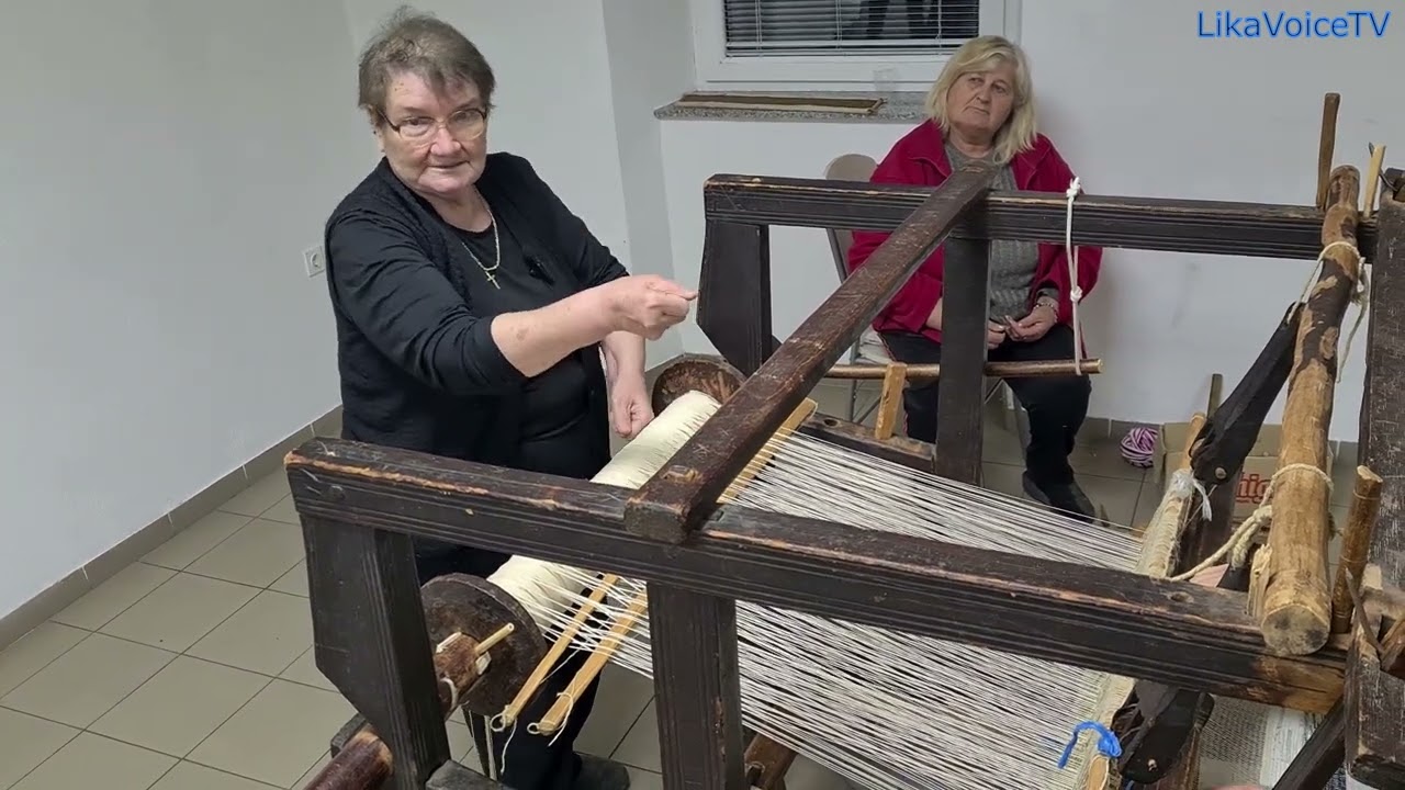 Ličko prelo u Donjem Pazarištu - Tkanje i predenje 30.04.2022.