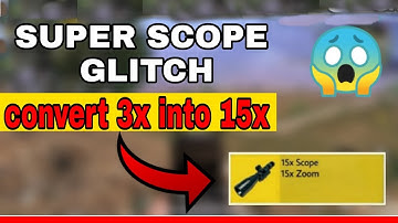 Secret tricks for 15x scope in pubg mobile with proof | how to convert 3x into 15x scope || gaming