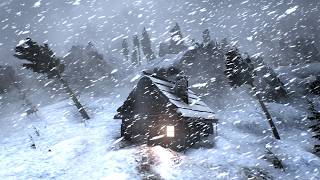 FURY OF THE ARCTIC: SAVAGE SNOW STORM SOUNDS for Sleeping | Polar Wind Barrage & Endless Snowfall