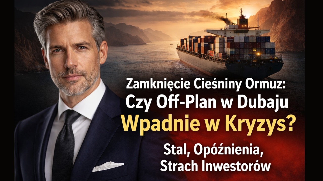Zamknięcie Cieśniny Ormuz: Czy Off-Plan w Dubaju Wpadnie w Kryzys?  Opóźnienia i Strach Inwestorów