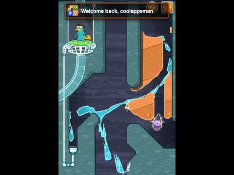 Where's My Perry? Level 1-4 Walkthrough