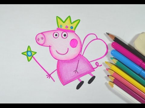 como desenhar a peppa pig passo a passo. #peppapig #desenhossimples